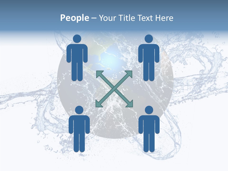 Adult Women Close Up PowerPoint Template