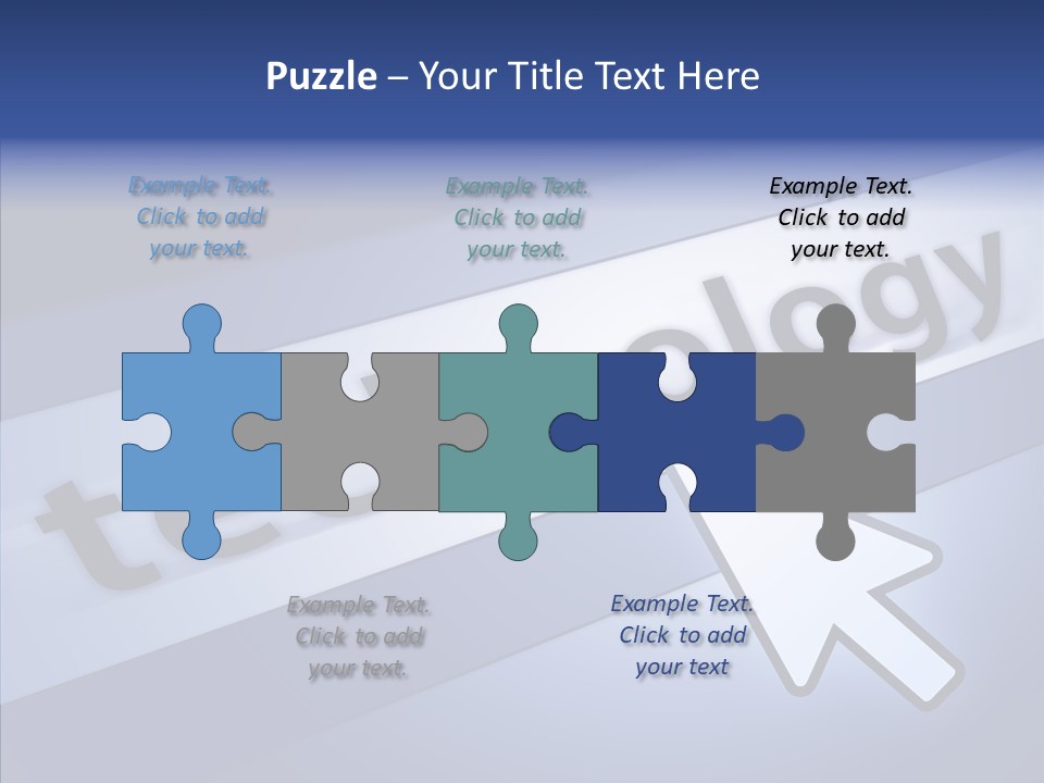 Helping Hand Finger Senior PowerPoint Template