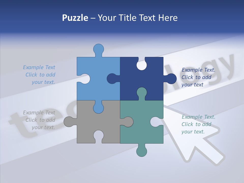 Helping Hand Finger Senior PowerPoint Template