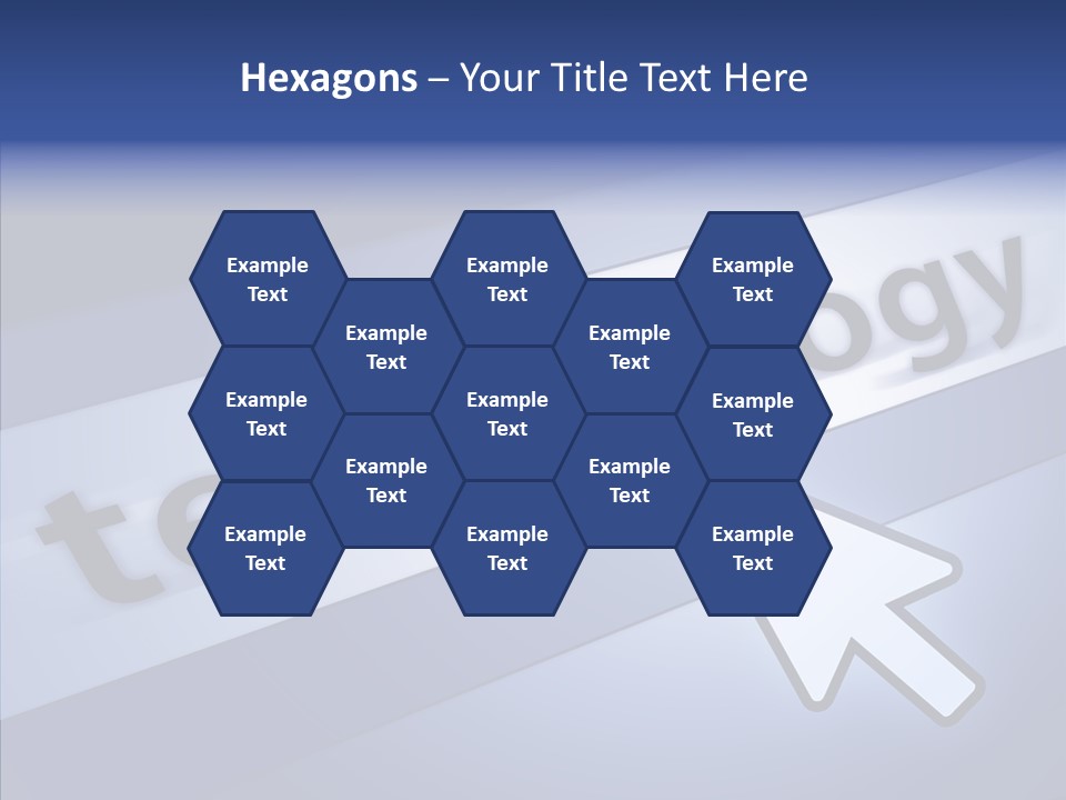 Helping Hand Finger Senior PowerPoint Template