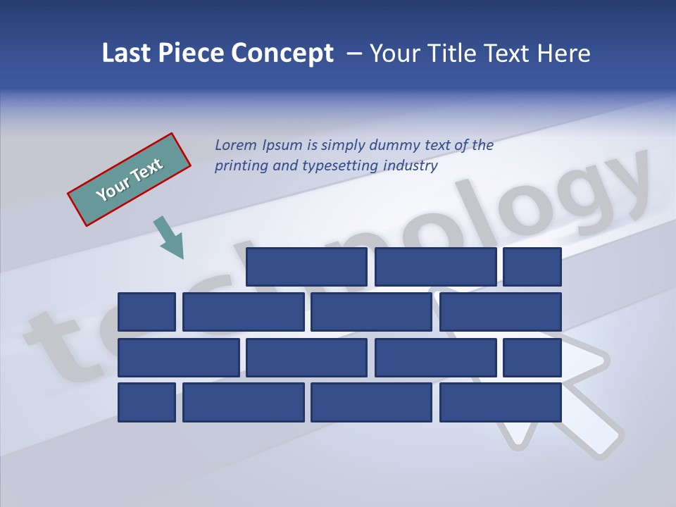 Helping Hand Finger Senior PowerPoint Template