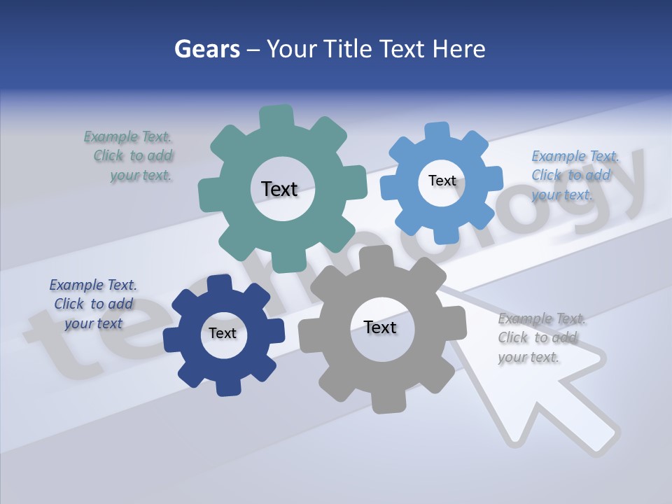 Helping Hand Finger Senior PowerPoint Template