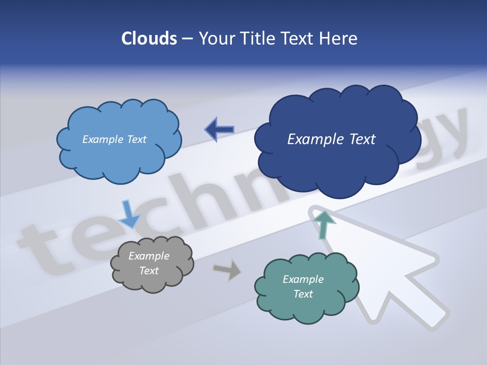 Helping Hand Finger Senior PowerPoint Template