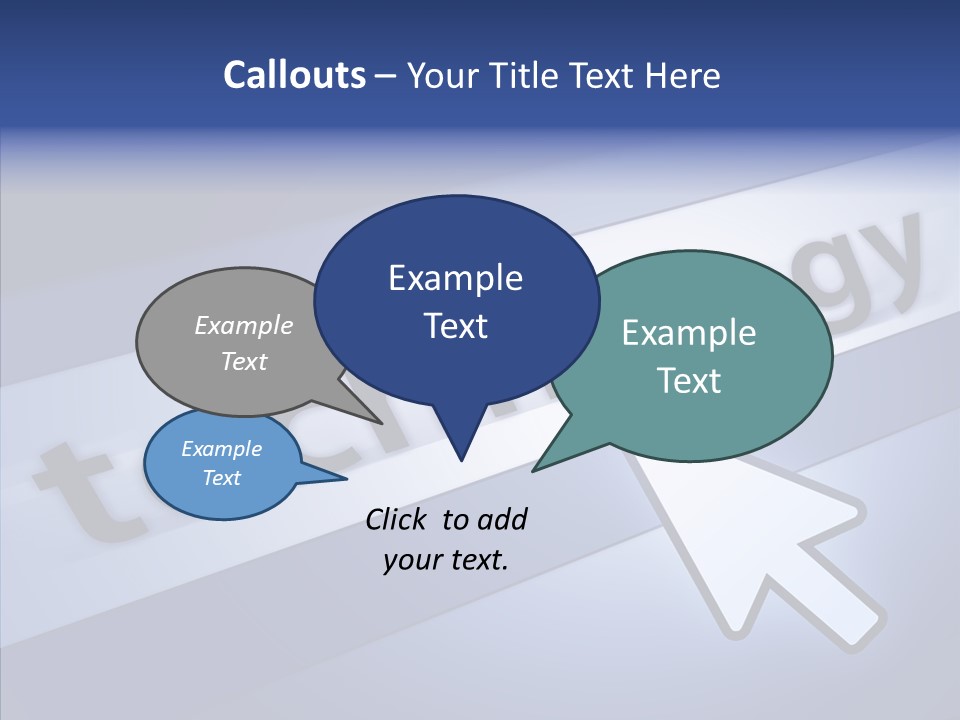 Helping Hand Finger Senior PowerPoint Template