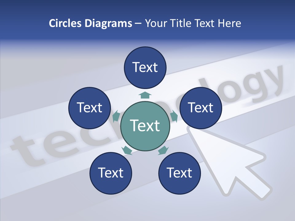 Helping Hand Finger Senior PowerPoint Template