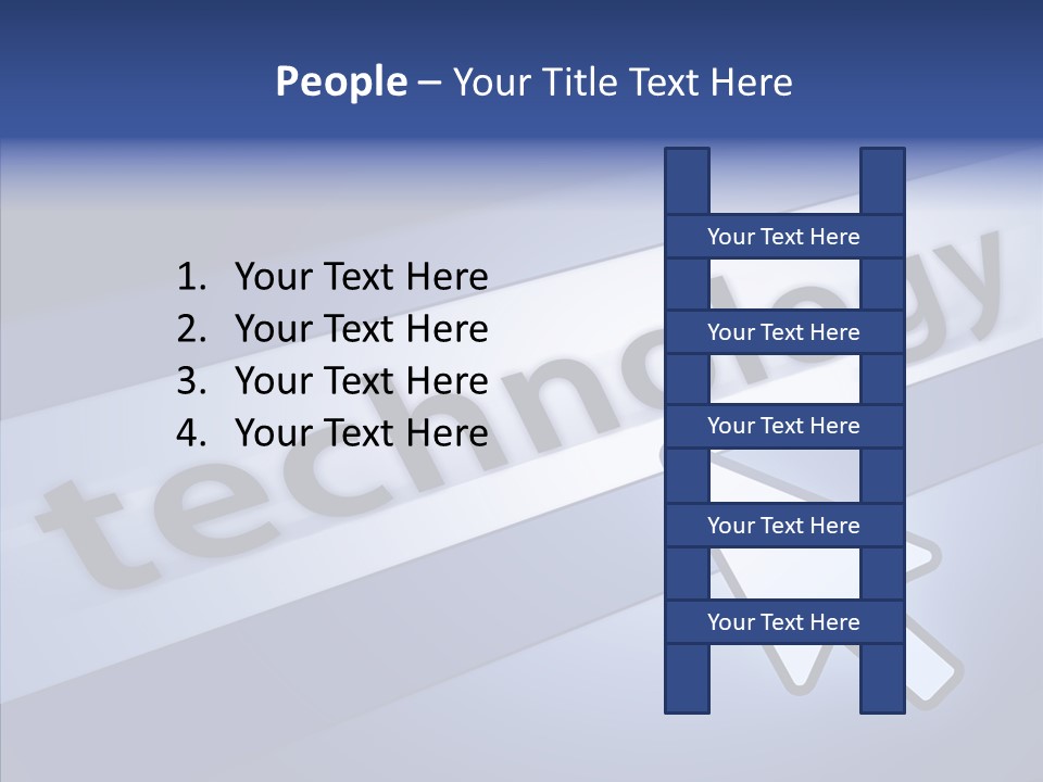 Helping Hand Finger Senior PowerPoint Template