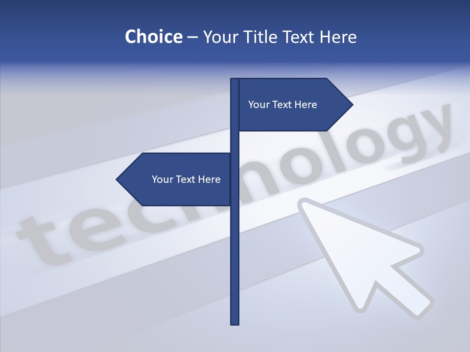 Helping Hand Finger Senior PowerPoint Template