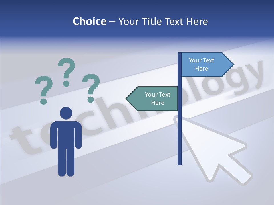 Helping Hand Finger Senior PowerPoint Template