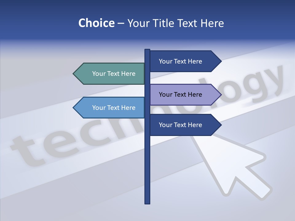 Helping Hand Finger Senior PowerPoint Template
