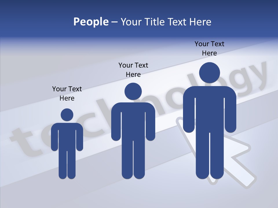 Helping Hand Finger Senior PowerPoint Template