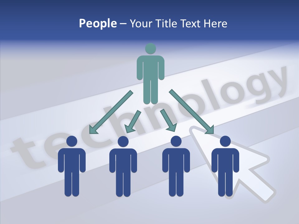 Helping Hand Finger Senior PowerPoint Template