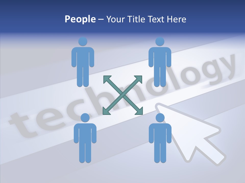 Helping Hand Finger Senior PowerPoint Template