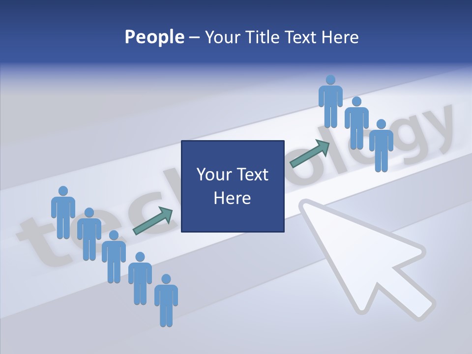 Helping Hand Finger Senior PowerPoint Template