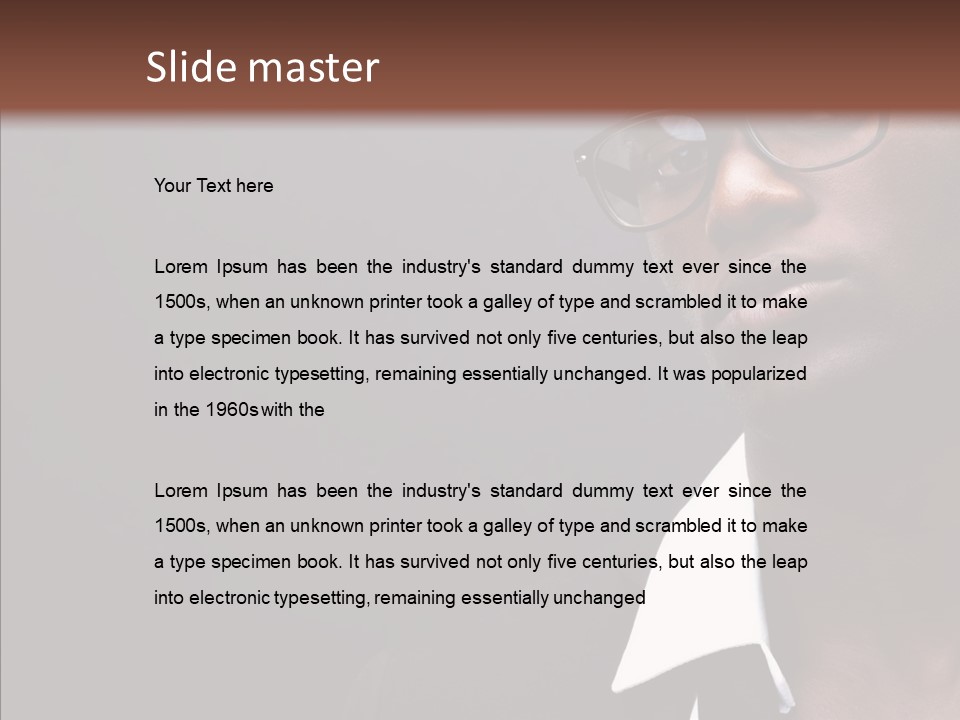 Hand Caregiver Close Up PowerPoint Template