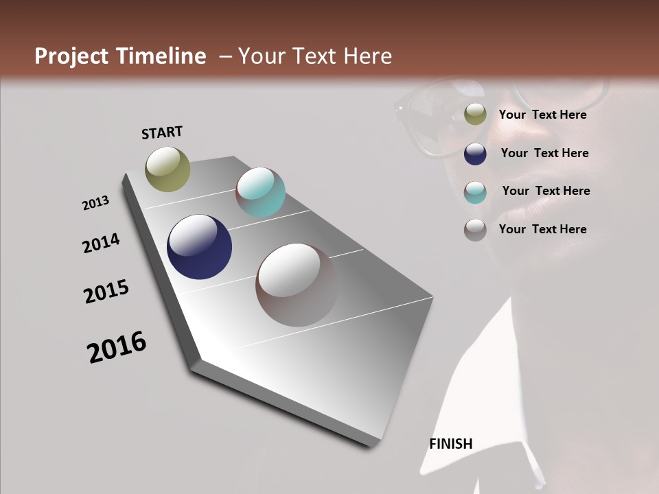 Hand Caregiver Close Up PowerPoint Template
