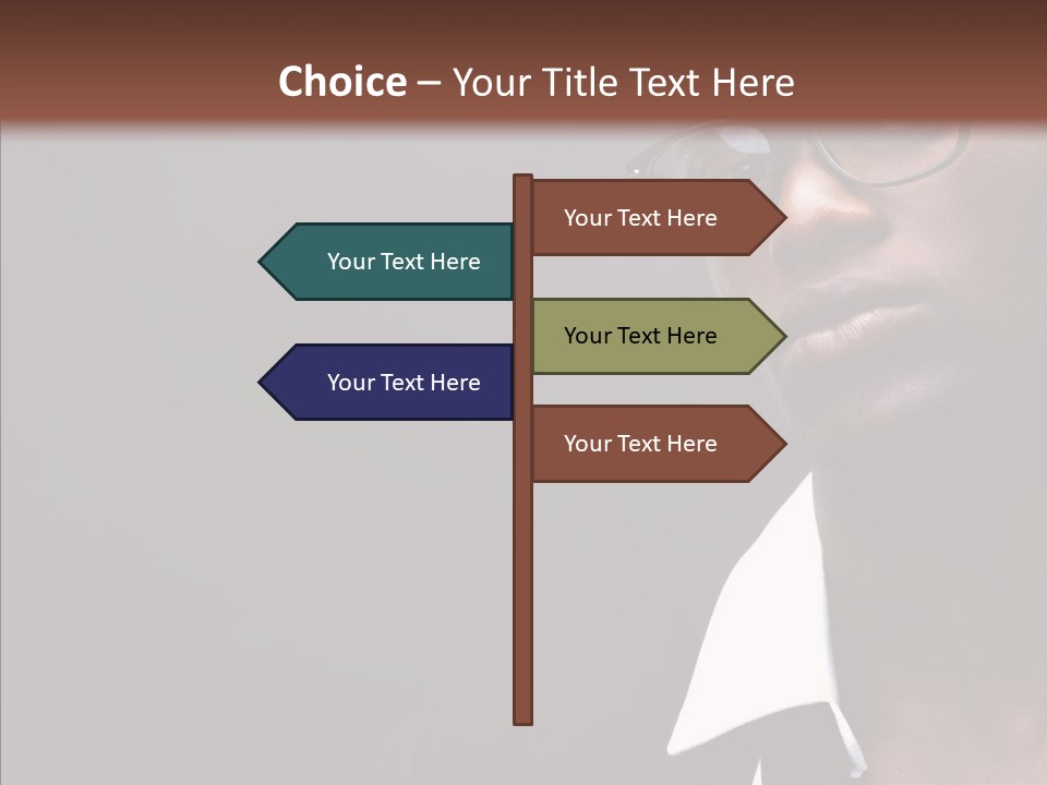 Hand Caregiver Close Up PowerPoint Template