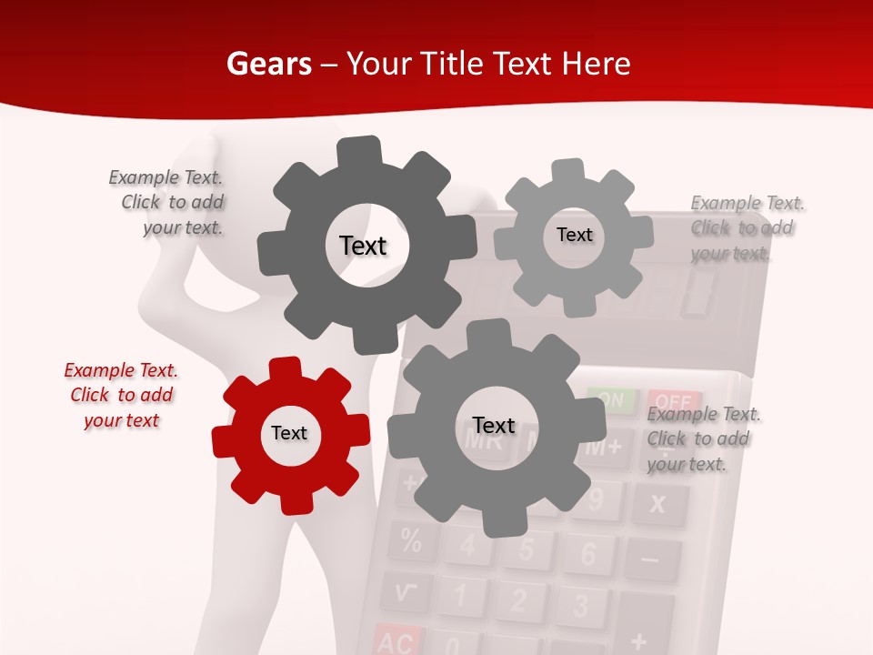 Female Old Help PowerPoint Template