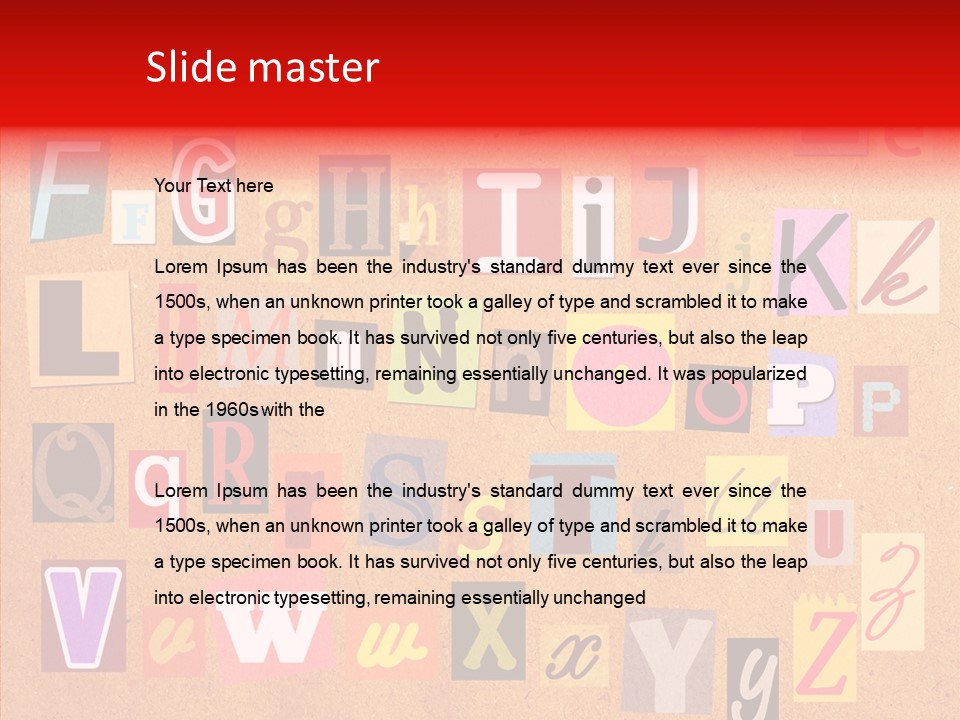 Human Elder Two PowerPoint Template