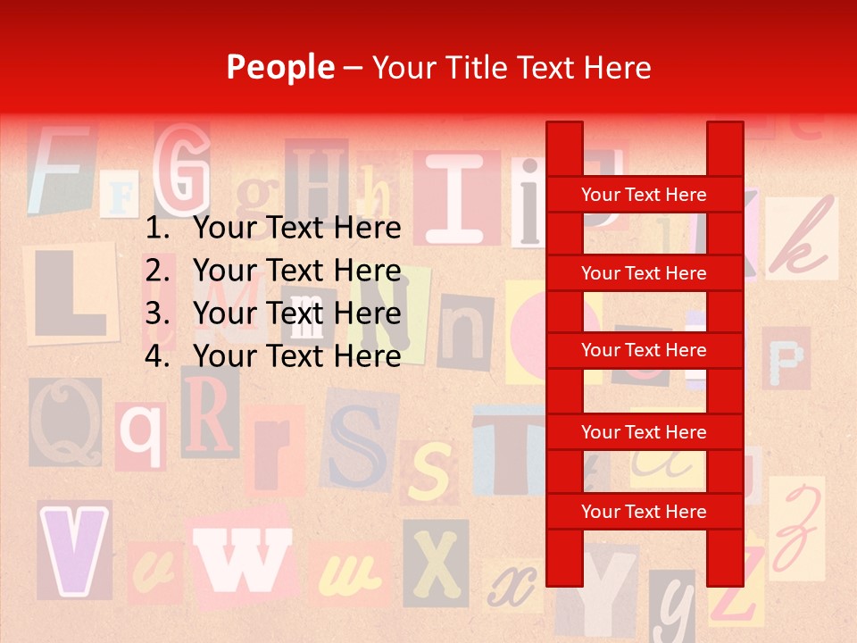 Human Elder Two PowerPoint Template