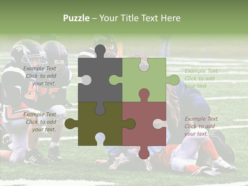 Aging Grandmother Hold PowerPoint Template