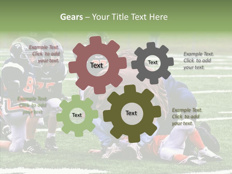 Aging Grandmother Hold PowerPoint Template