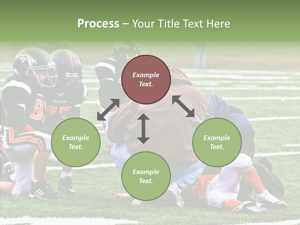 Aging Grandmother Hold PowerPoint Template