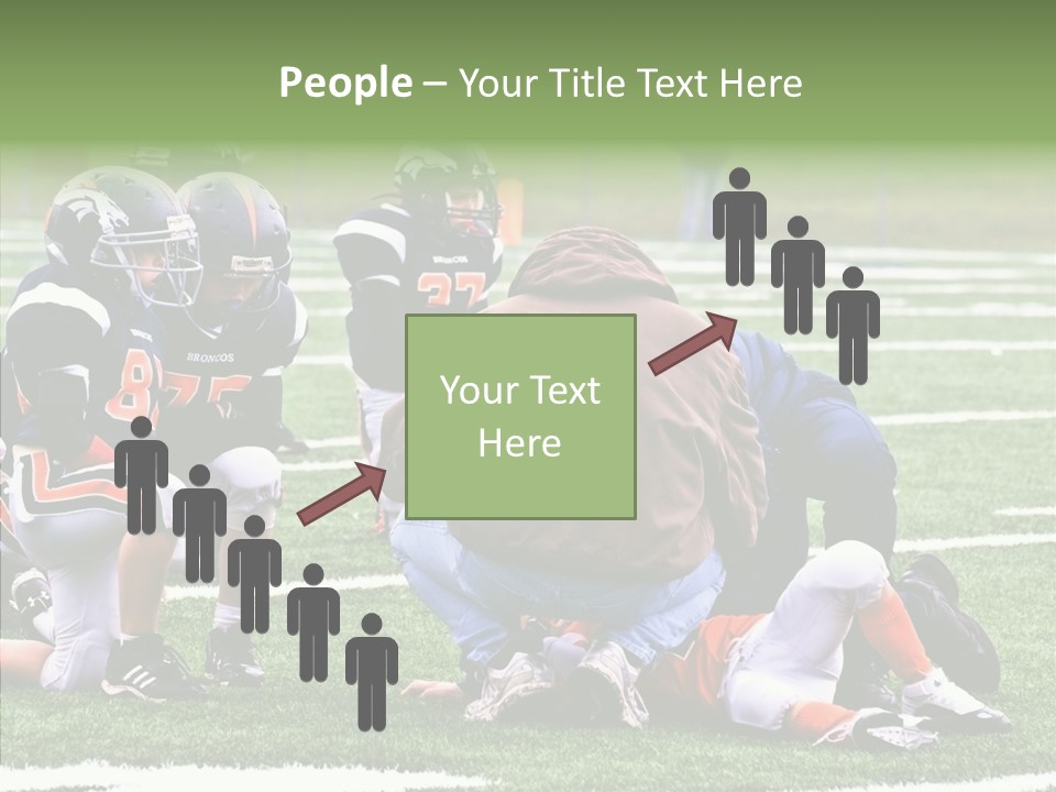 Aging Grandmother Hold PowerPoint Template