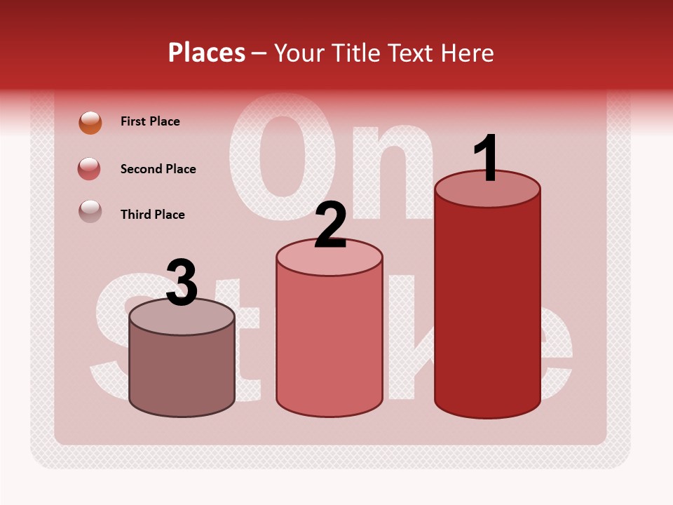 Elderly Grandmother White Background PowerPoint Template