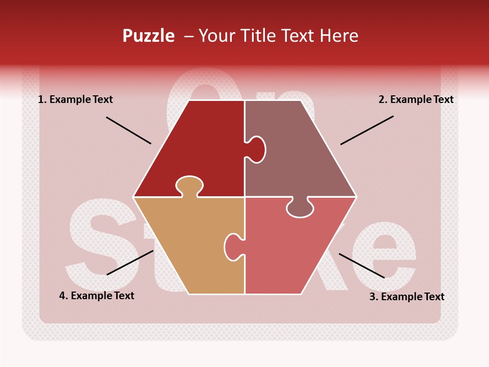 Elderly Grandmother White Background PowerPoint Template