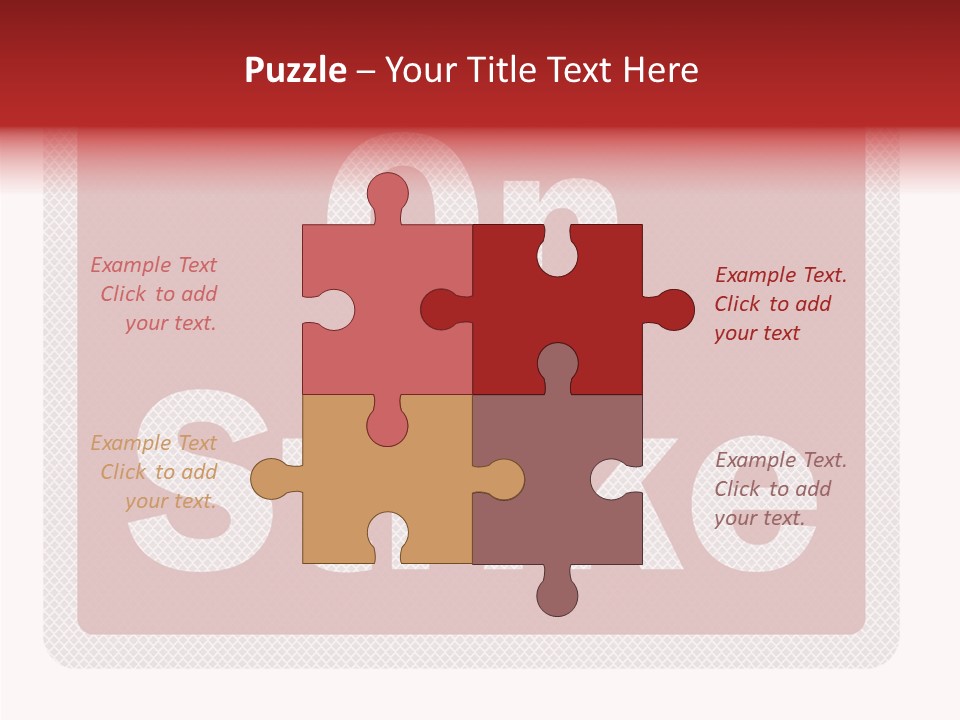 Elderly Grandmother White Background PowerPoint Template