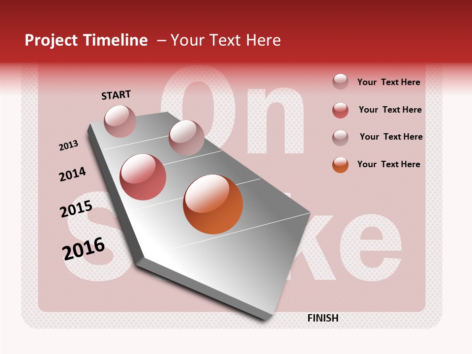 Elderly Grandmother White Background PowerPoint Template