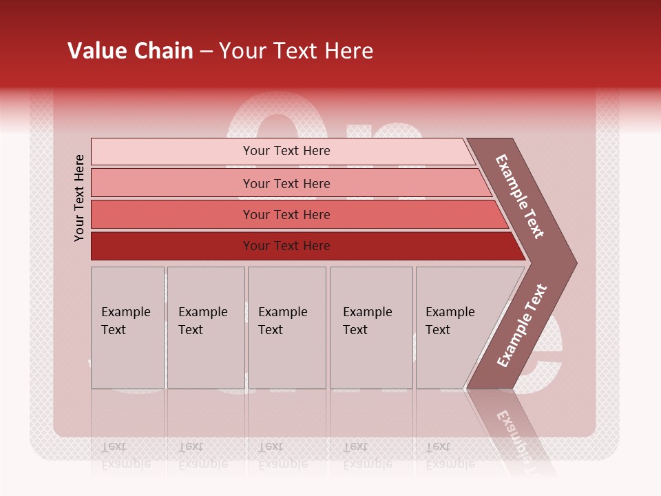 Elderly Grandmother White Background PowerPoint Template