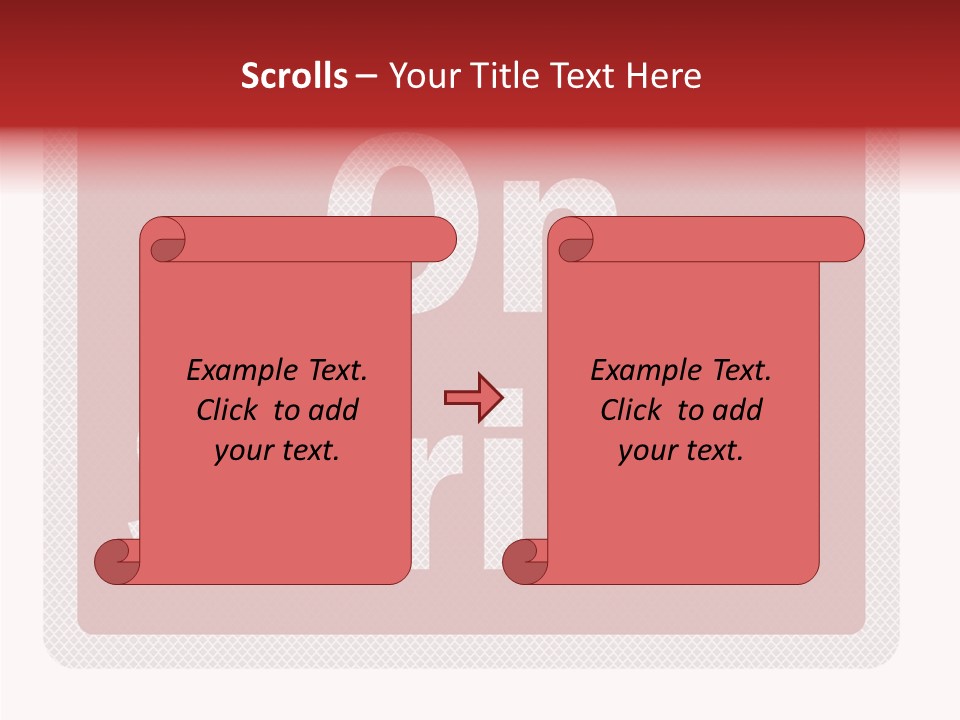 Elderly Grandmother White Background PowerPoint Template