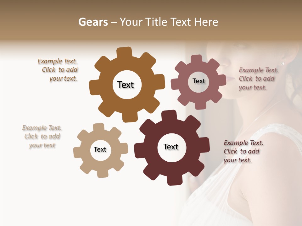 Helping Hand Grandmother Finger PowerPoint Template