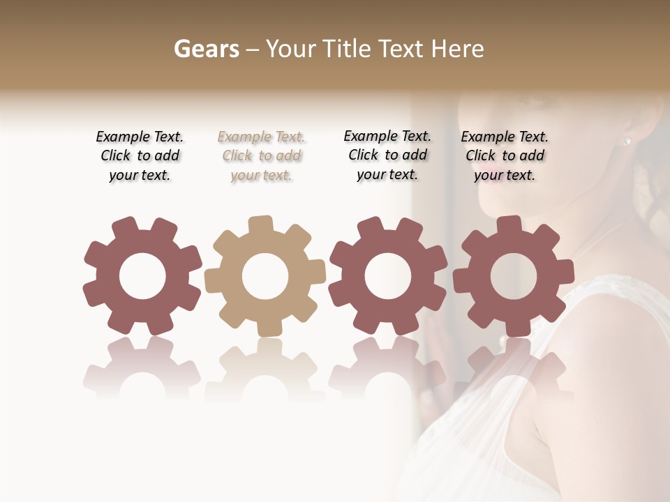 Helping Hand Grandmother Finger PowerPoint Template