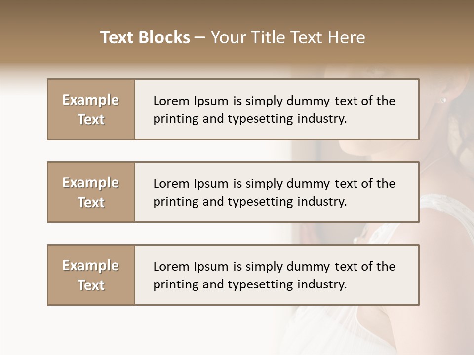 Helping Hand Grandmother Finger PowerPoint Template