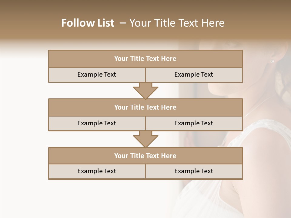 Helping Hand Grandmother Finger PowerPoint Template