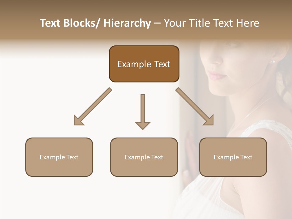 Helping Hand Grandmother Finger PowerPoint Template