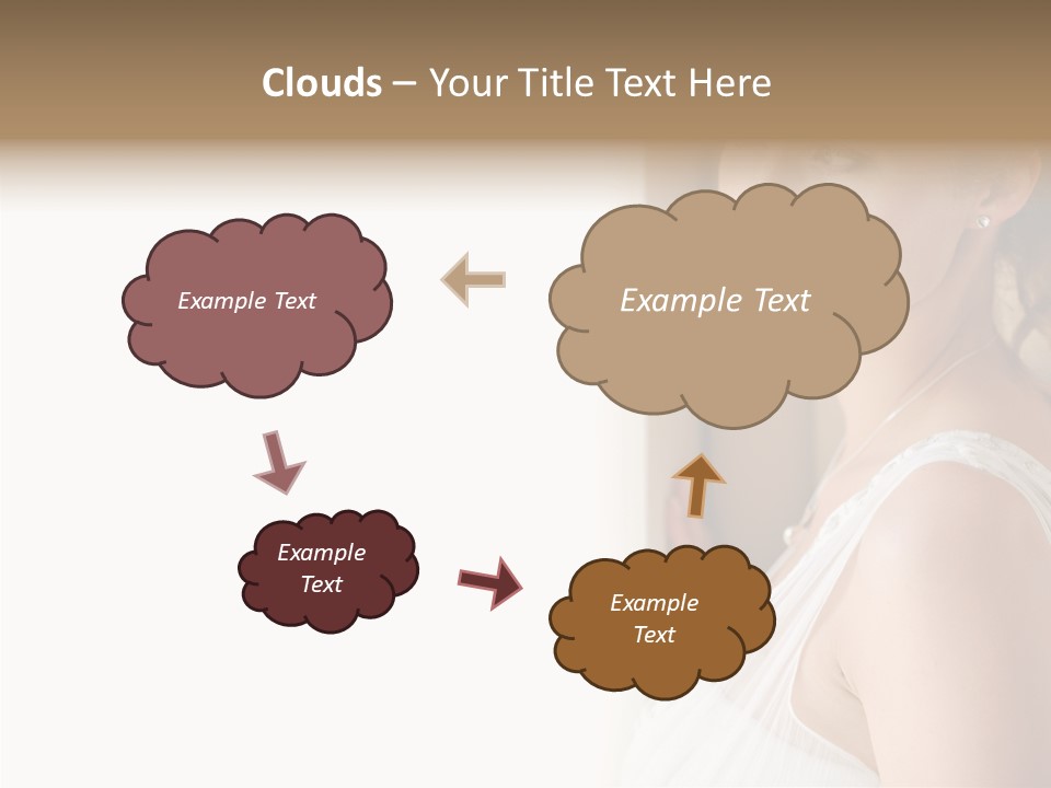 Helping Hand Grandmother Finger PowerPoint Template