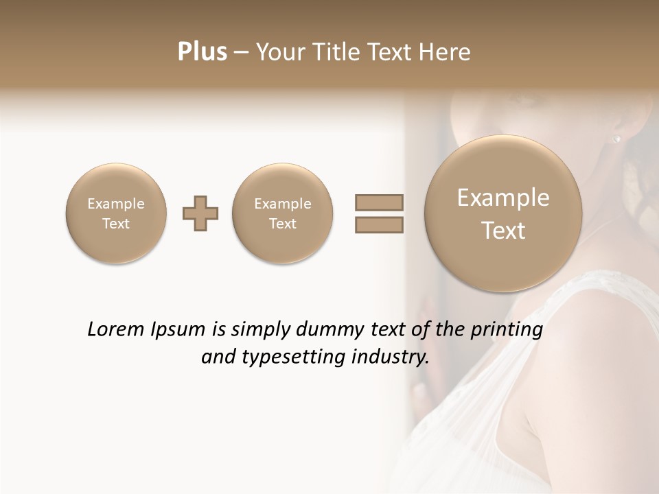 Helping Hand Grandmother Finger PowerPoint Template