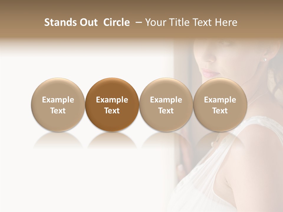 Helping Hand Grandmother Finger PowerPoint Template