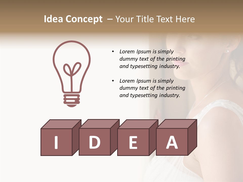 Helping Hand Grandmother Finger PowerPoint Template