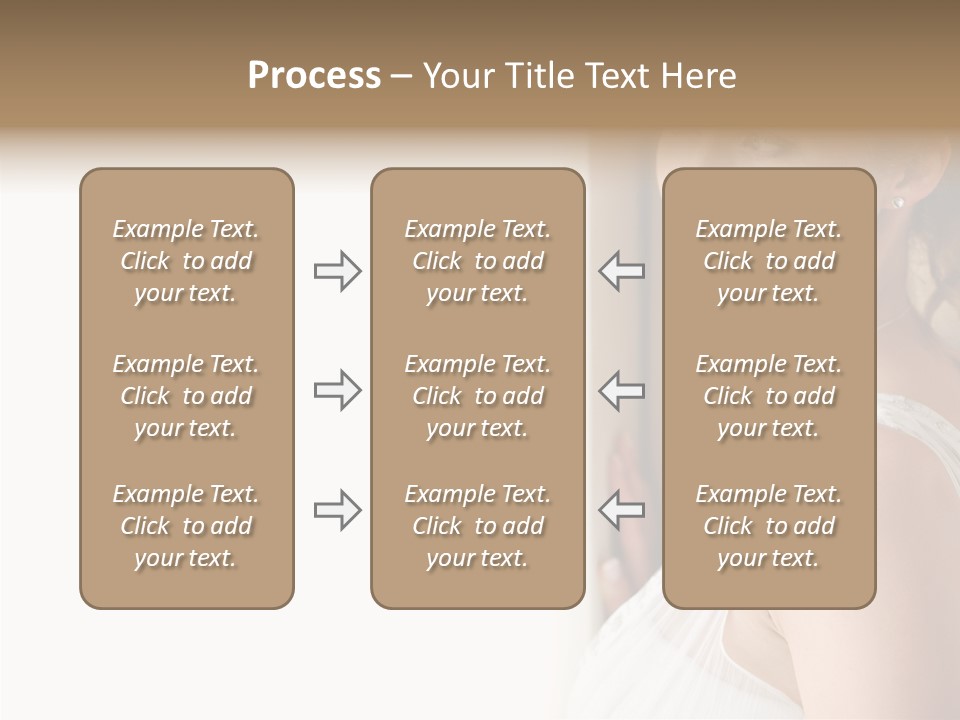 Helping Hand Grandmother Finger PowerPoint Template