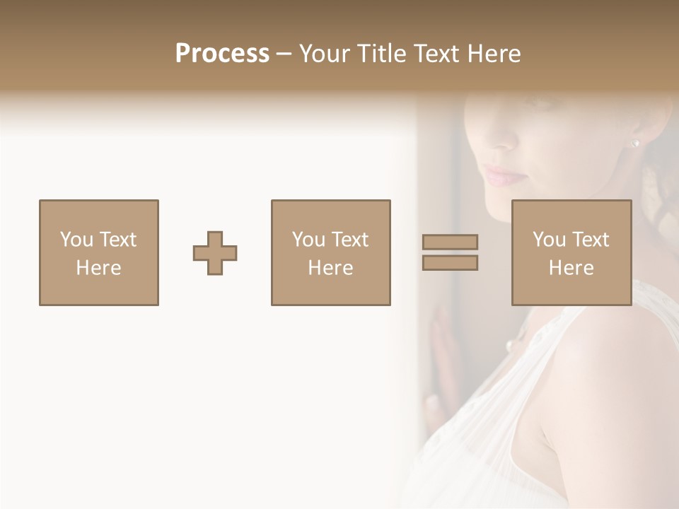 Helping Hand Grandmother Finger PowerPoint Template