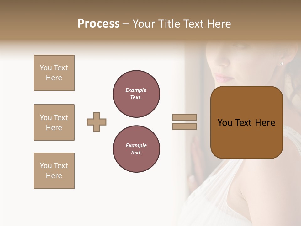 Helping Hand Grandmother Finger PowerPoint Template