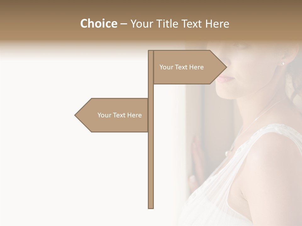 Helping Hand Grandmother Finger PowerPoint Template