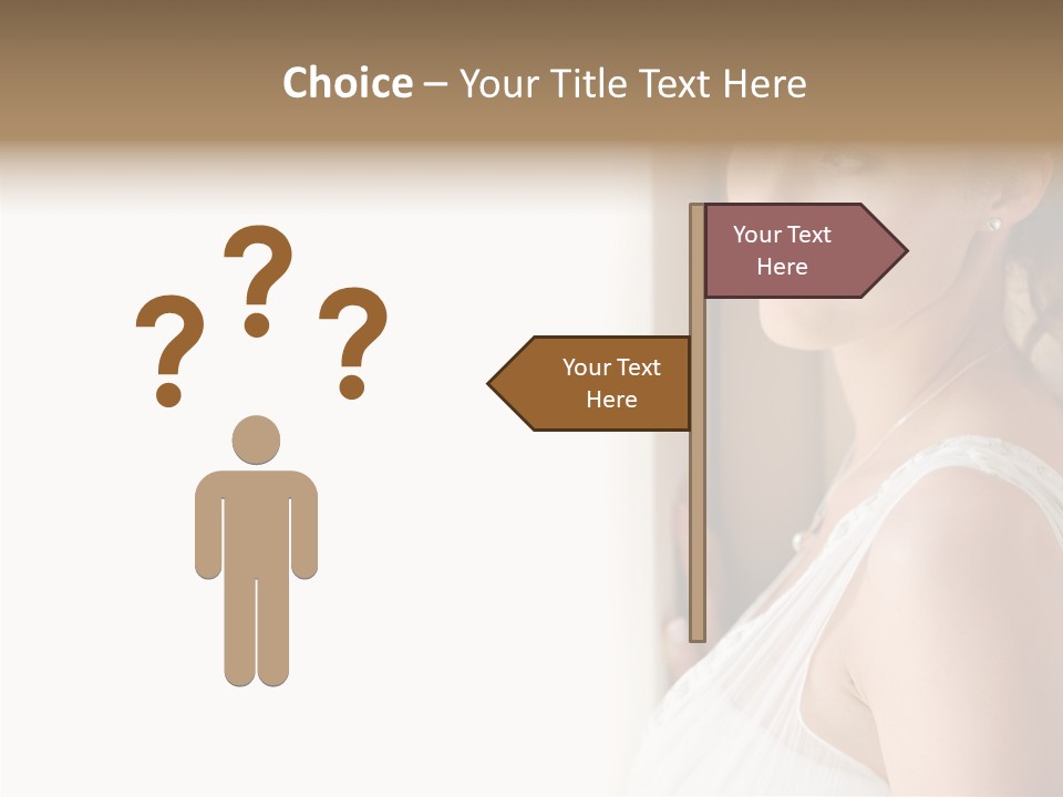 Helping Hand Grandmother Finger PowerPoint Template