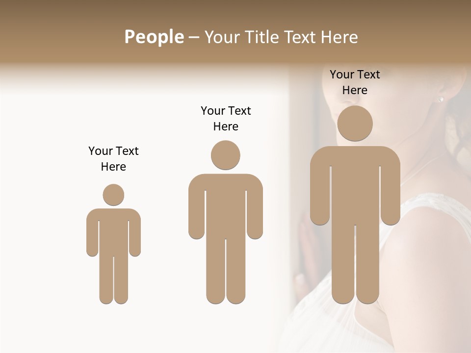 Helping Hand Grandmother Finger PowerPoint Template