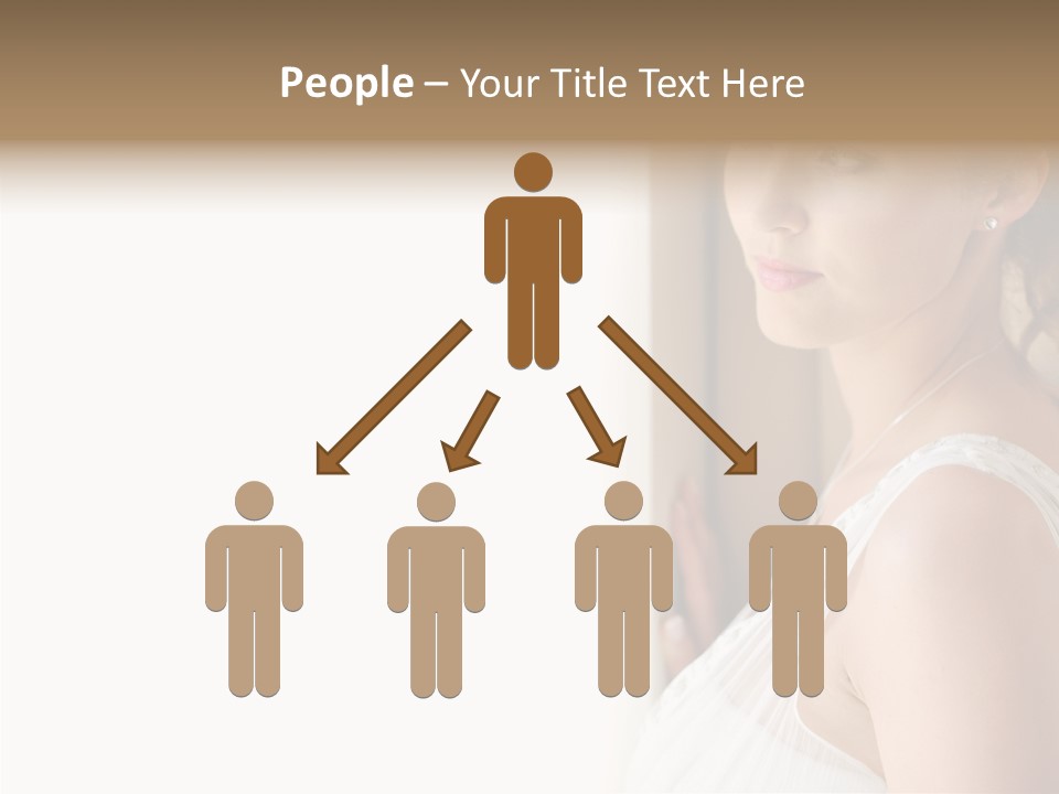 Helping Hand Grandmother Finger PowerPoint Template