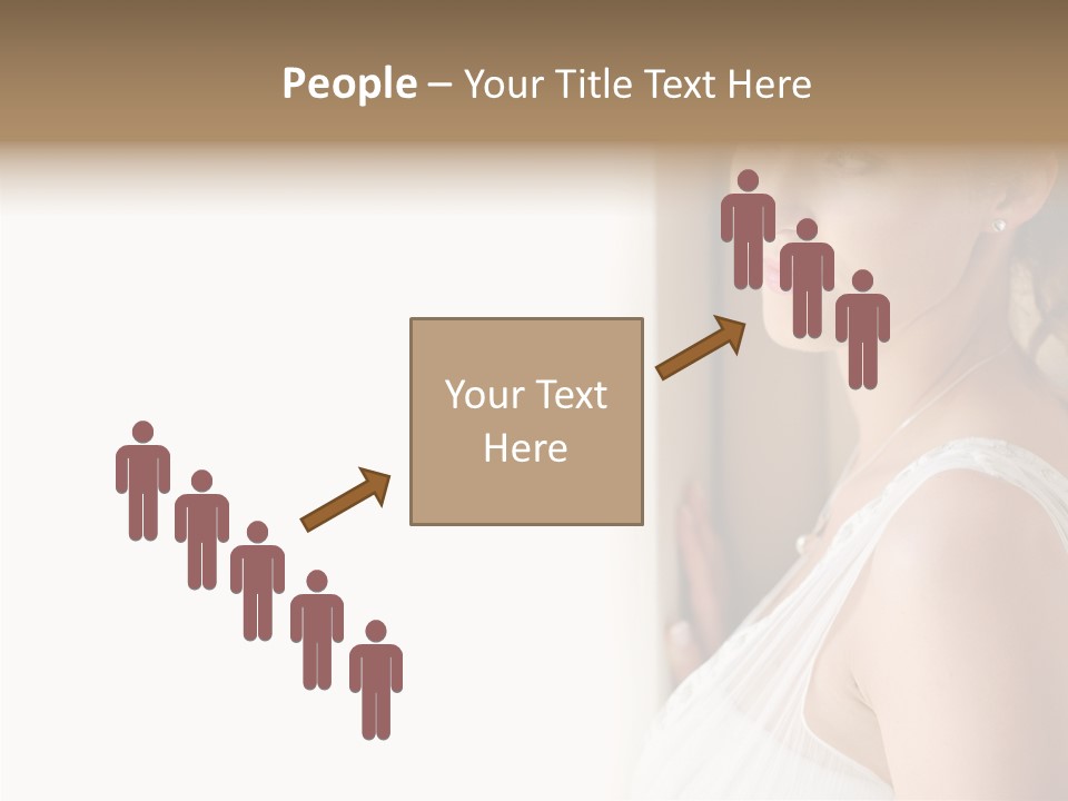 Helping Hand Grandmother Finger PowerPoint Template